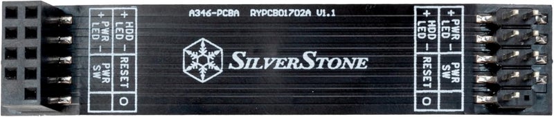 SilverStone Technology CP15 Low-Profile Front I/O Power Switch Extension, SST-CP15 - Image 2